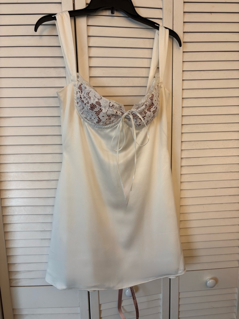 House of CB Ivory Lace Mini Dress